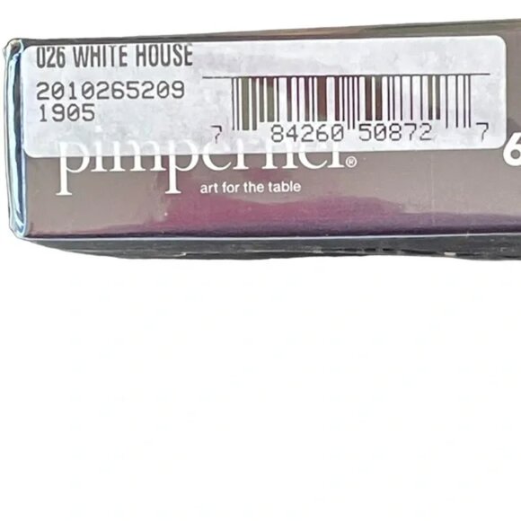 NIB! Set of 6 PIMPERNEL White House COASTERS Roses Artwork by John Russ Key 1914 - Picture 10 of 11